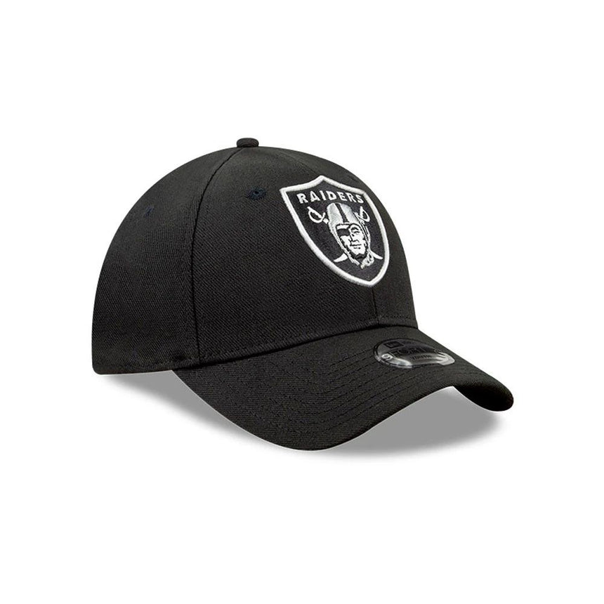 Gorra de béisbol negra de los Raiders de Las Vegas