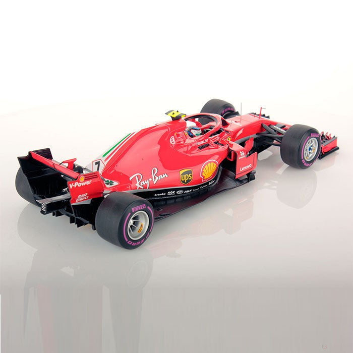 Amazon | ブラーゴ 1/18 フェラーリ F1 SF71H キミ・ライコネン Bburago 1/18 2018 FERRARI  FORMULA 1 F1 SF71H #7 Kimi Raikkonen レース スポーツカー ダイキャストカー Diecast Model ミニカー  | ミニカー・ダイキャストカー | ホビー