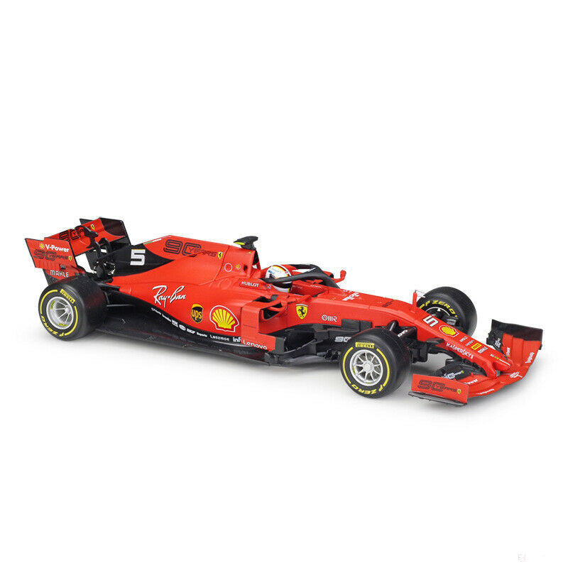 Ferrari Model car, SF90 Vettel, 1:18 scale, Red, 2019