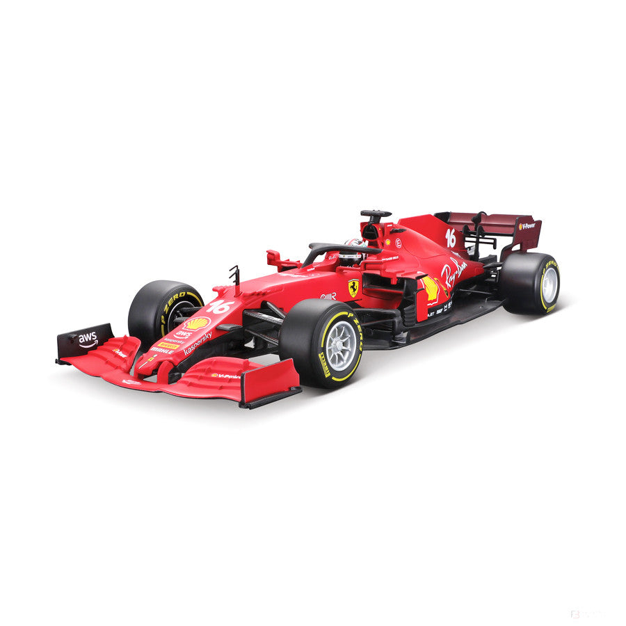 Ferrari Model car, Charles Leclerc SF21, 1:18 scale, Red, 2021 - FansBRANDS®
