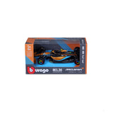 McLaren F1 Model car, Bburago, F1 MCL36, Lando Norris #4, orange, 1:43 scale, 2022 - FansBRANDS®