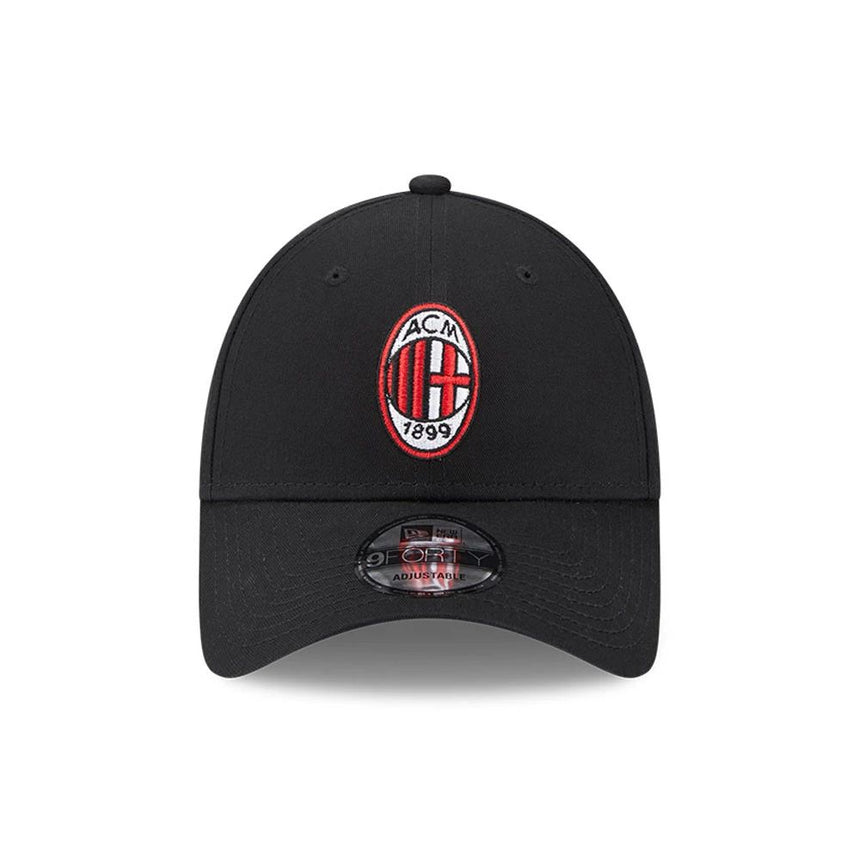 Gorra de béisbol del AC Milan, negra