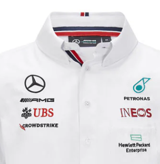 Mercedes Shirt, Team, White, 2021