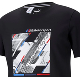 BMW T-shirt, Puma BMW MMS Graphic, Black, 2021