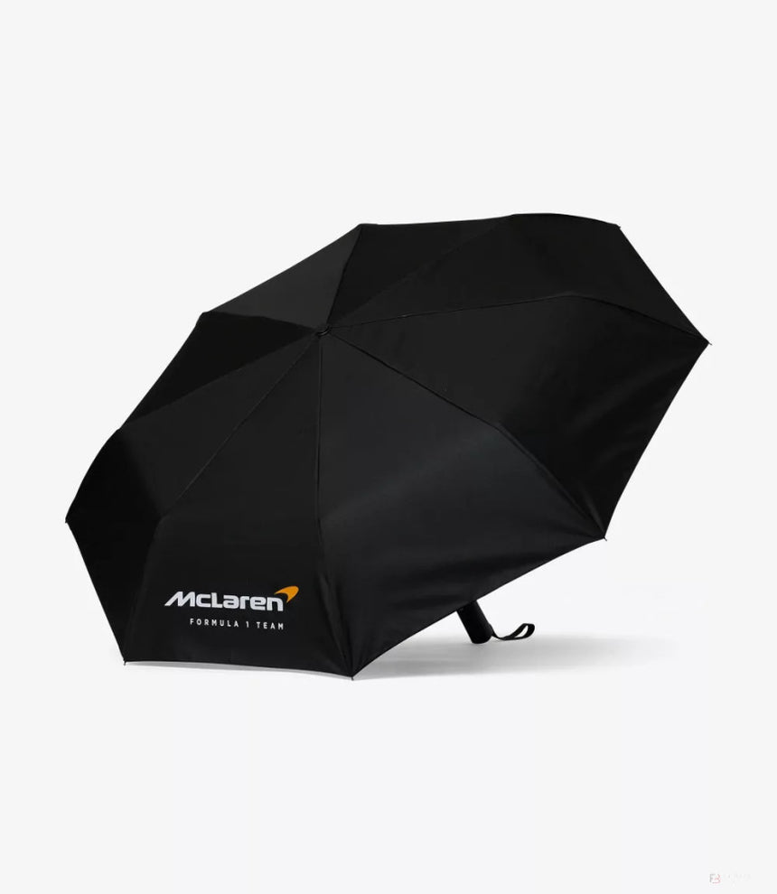 Black McLaren Formula 1® Team umbrella with white lettering