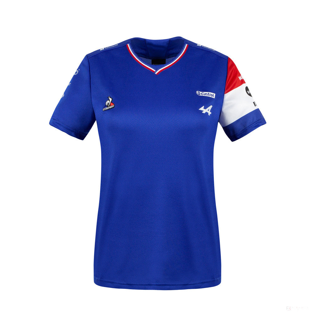 Alpine Womens T-shirt, Esteban Ocon 31 Team, Blue, 2021 - FansBRANDS®