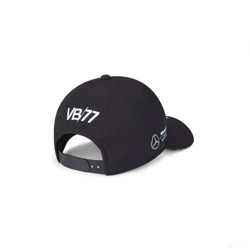 Mercedes Baseball Cap, Valtteri Bottas, Adult, Black, 20/21 - FansBRANDS®