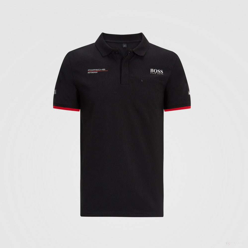 Porsche Team Polo, Black, 2022
