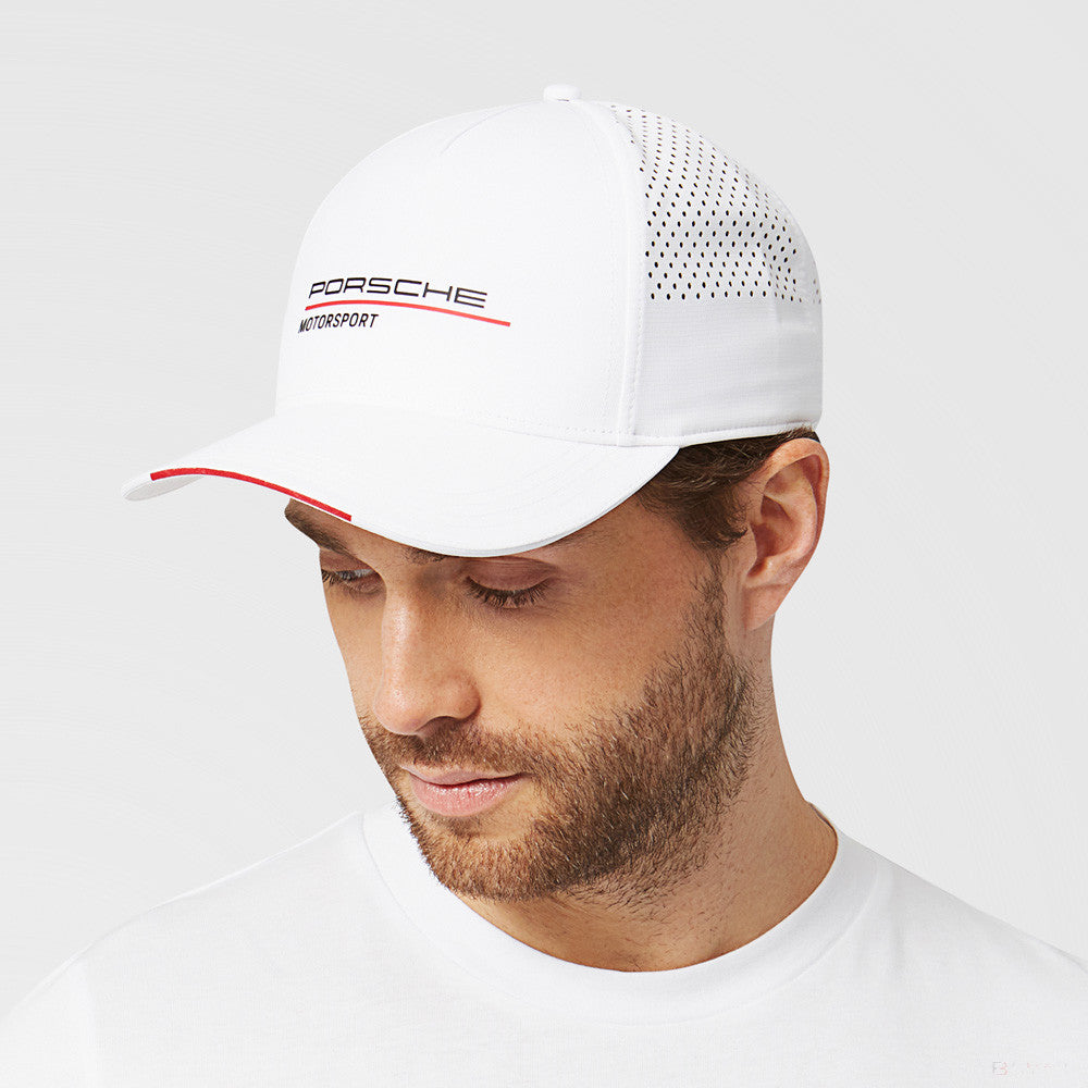 Porsche Baseball Cap, Fanwear, Adult, White, 2022