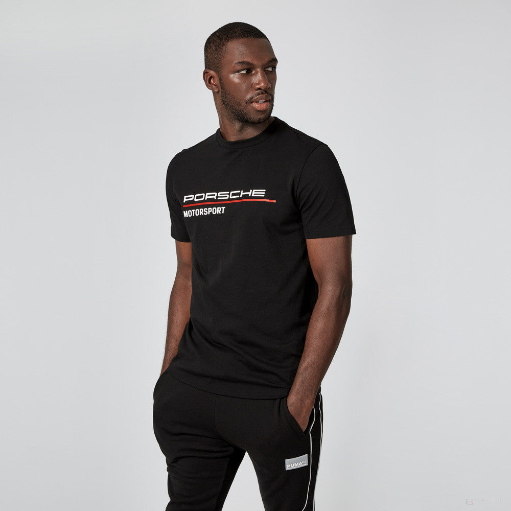 Porsche T-Shirt, Motorsport, Black, 2022 - FansBRANDS®