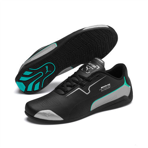 Mercedes Kids Shoes, Puma Drift Cat 8, Black, 2020