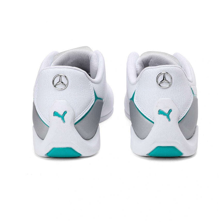 Zapatillas Mercedes, Puma Drift Cat 8, blancas, 2020, talla 45.8
