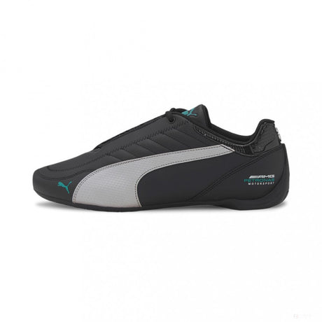 Mercedes Kids Shoes, Puma Future Kart Cat, Black, 2020