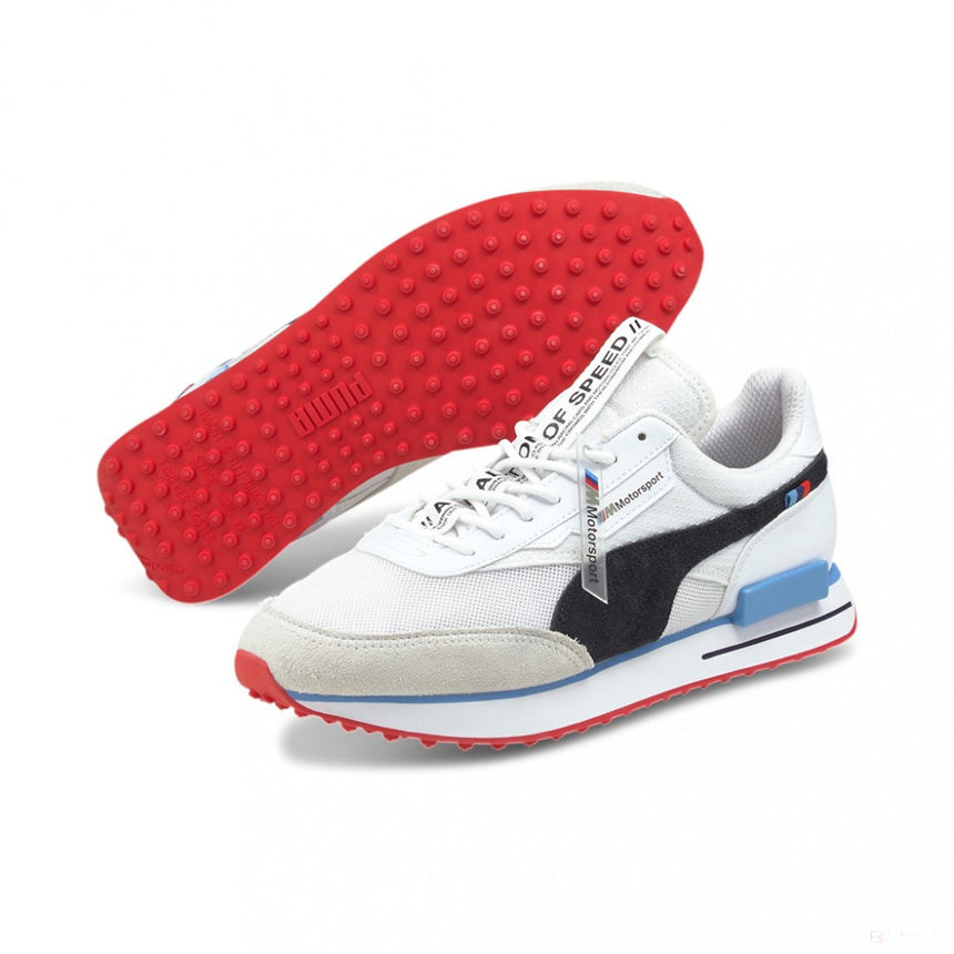 BMW Kids Shoes, Puma Future Rider, White, 2021 - FansBRANDS®