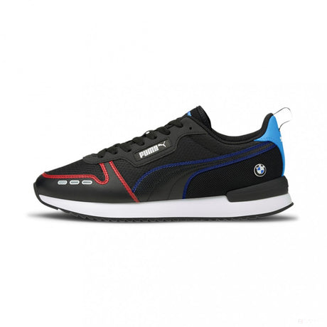 BMW Kids Shoes, Puma R78, Black, 2021