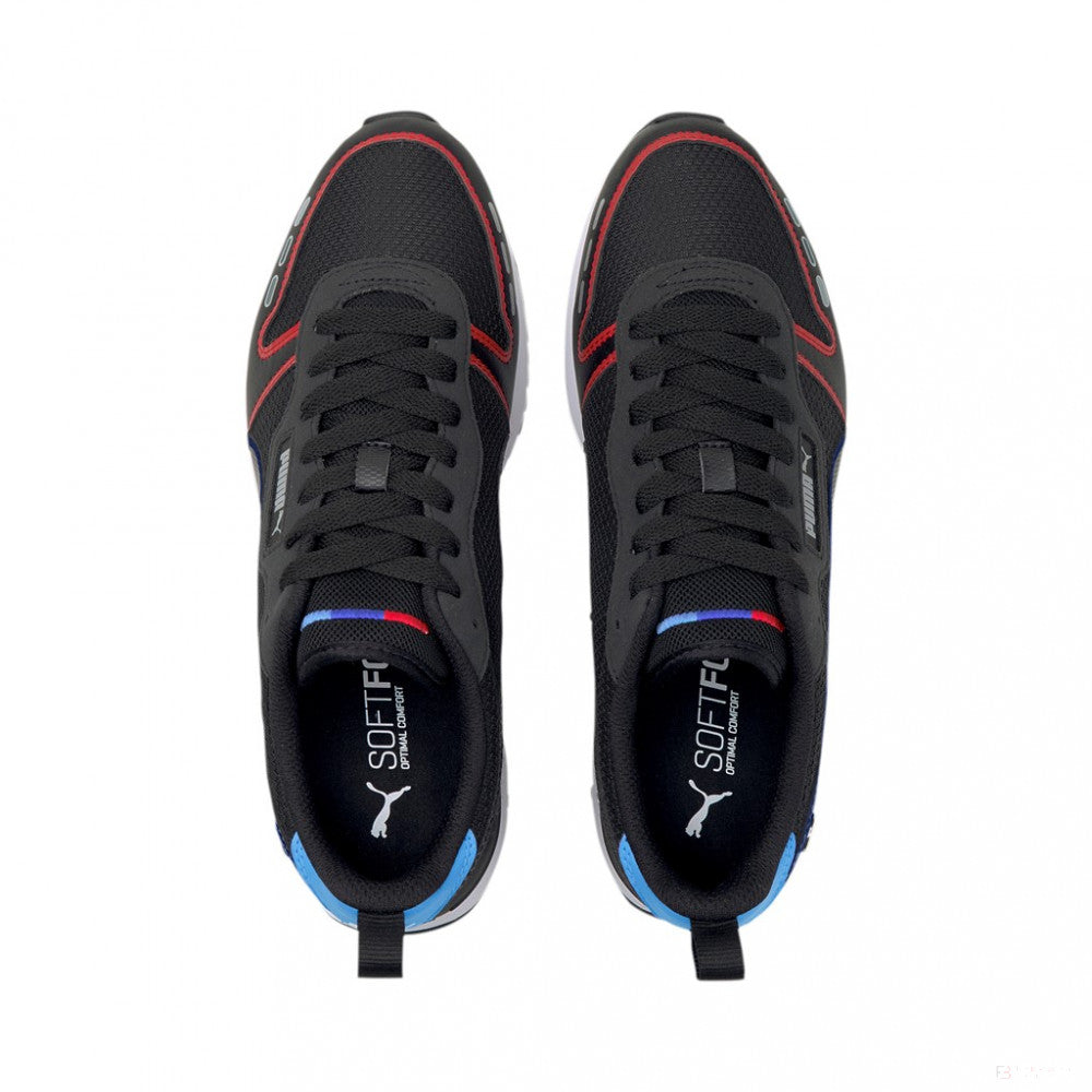 BMW Kids Shoes, Puma R78, Black, 2021