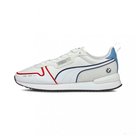 BMW Kids Shoes, Puma R78, White, 2021