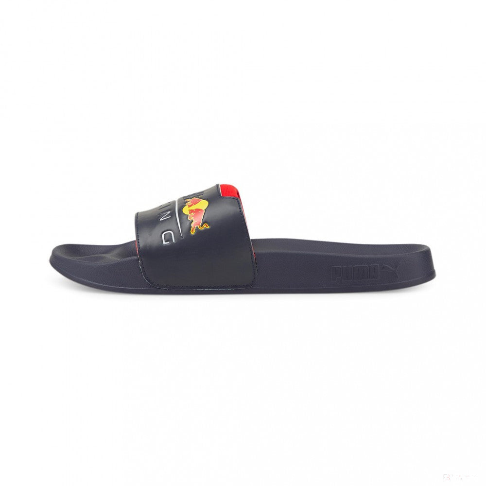 Puma red and black slippers on sale