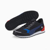 Puma BMW MMS Track Racer Shoes, Black-Blue, 2022