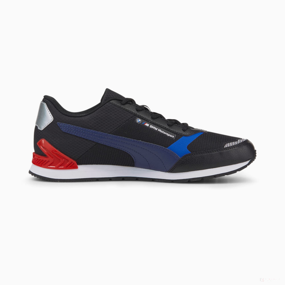 Puma BMW MMS Track Racer Shoes, Black-Blue, 2022 - FansBRANDS®
