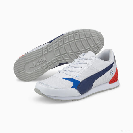 Puma BMW MMS Track Racer Shoes, White, 2022 - FansBRANDS®