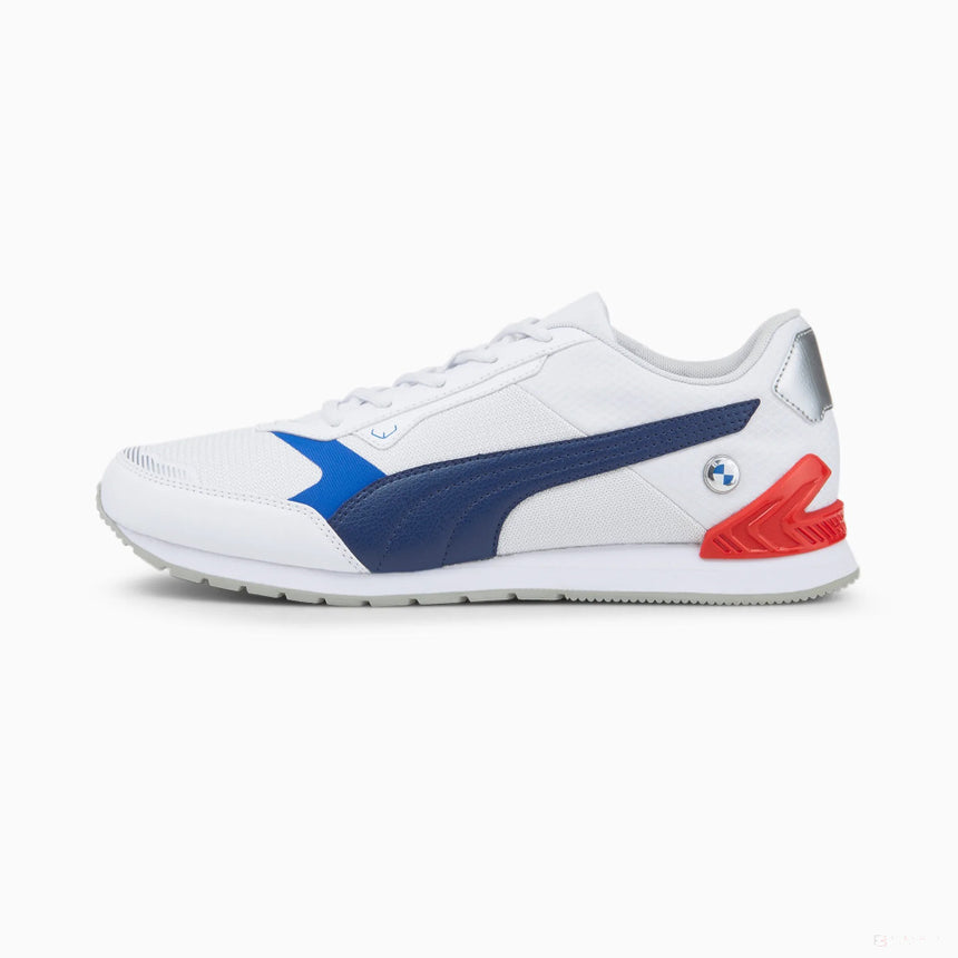 Puma BMW MMS Track Racer Shoes, White, 2022 - FansBRANDS®
