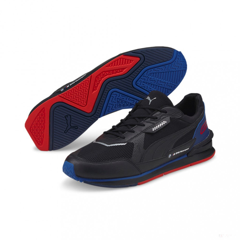 Puma BMW MMS Low Racer Shoes, Black, 2022