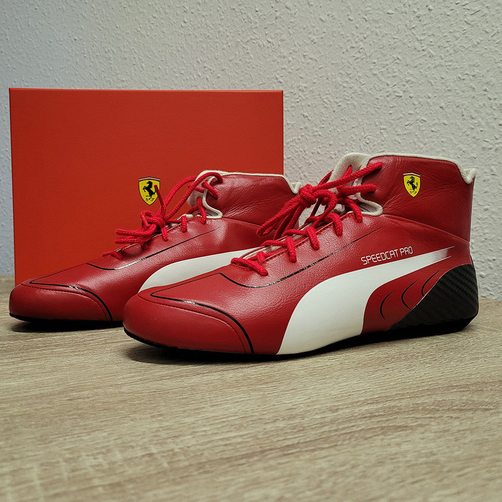 Puma Ferrari Speedcat Pro Replica Motorsport Shoes Red 2021 FansBRANDS COM