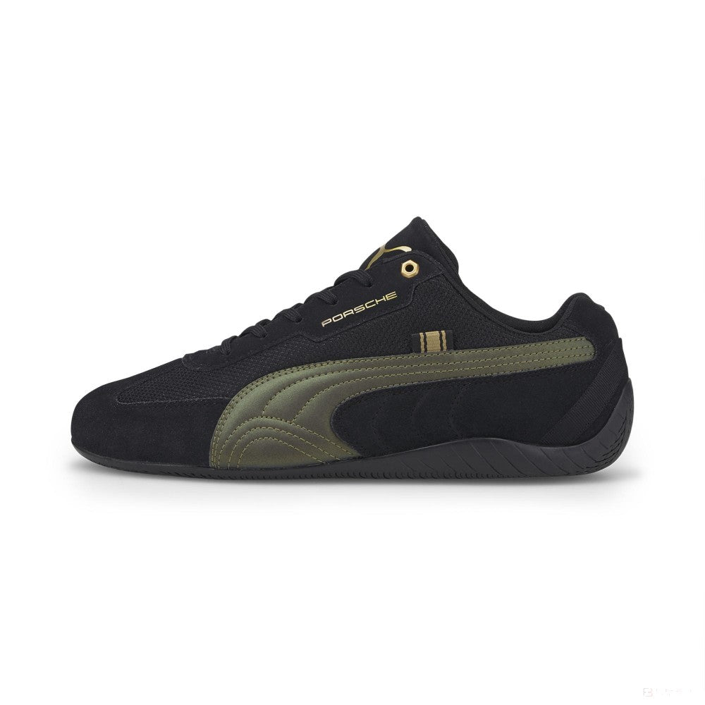 Porsche Legacy Speedcat ME Puma Black Puma Team Gold 2022 FansBRANDS COM