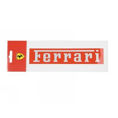 Ferrari Sticker, 19x4 cm, Red, 2012 - FansBRANDS®