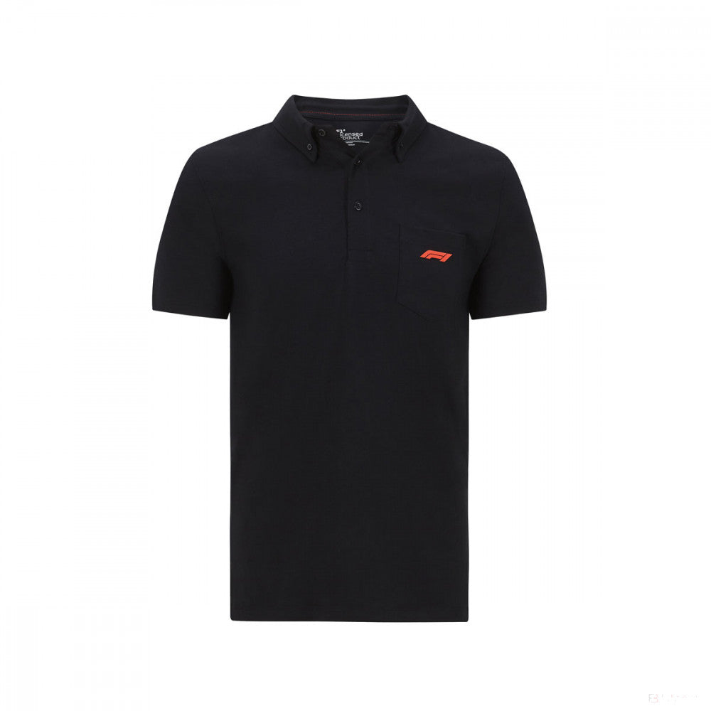 Formula 1 Polo, Formula 1 Logo, Black, 2020 - FansBRANDS®