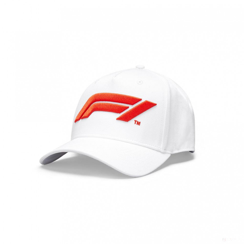 Formula 1 Baseball Cap, Formula 1 Logo, White, 2020