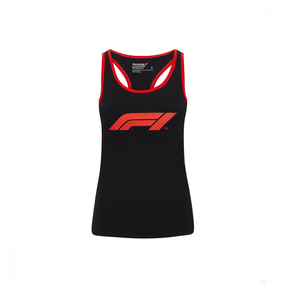 Formula 1 Womens Top, Formula 1 Logo, Black, 2020
