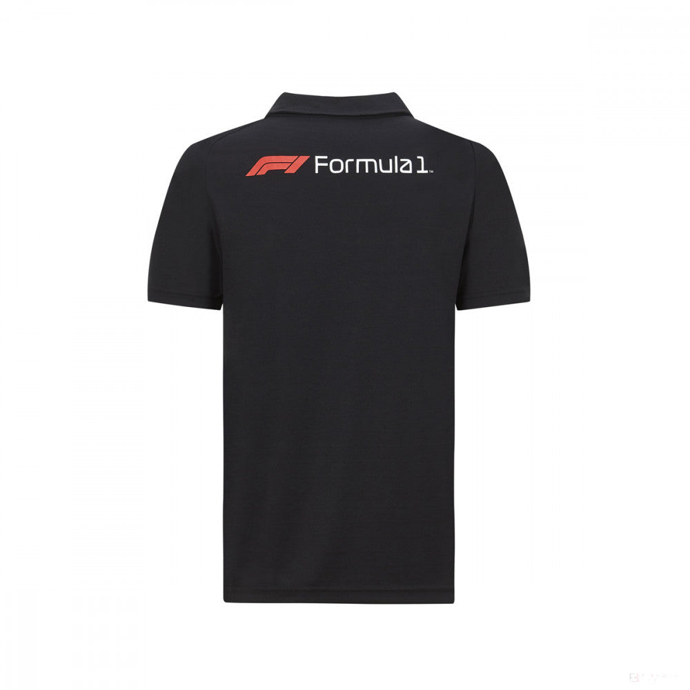Formula 1 Polo, Formula 1 Logo, Black, 2020