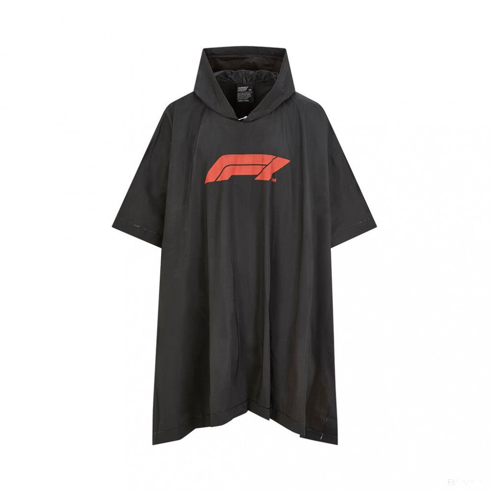 Formula 1 Poncho, Formula 1 Logo Poncho, Black, 2020 - FansBRANDS®