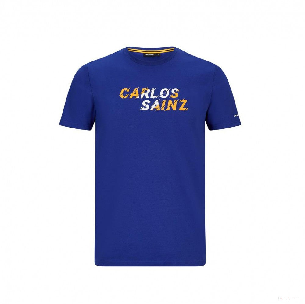 McLaren T shirt Carlos Sainz Blue 2020 FansBRANDS COM