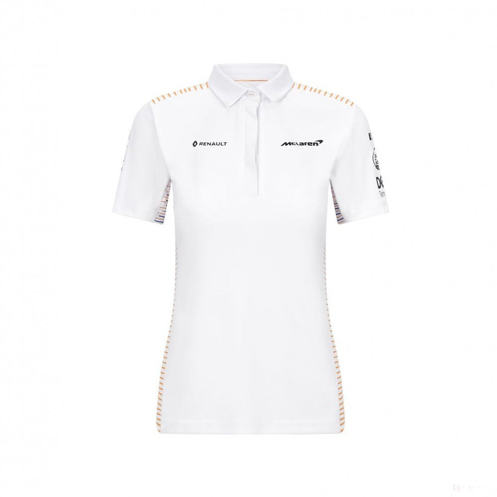 McLaren Womens Polo, Team, White, 2020