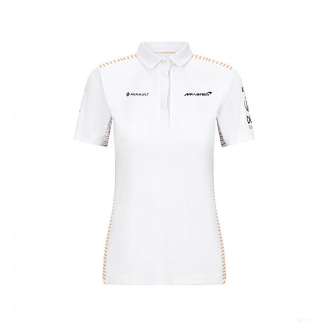 McLaren Womens Polo, Team, White, 2020 - FansBRANDS®