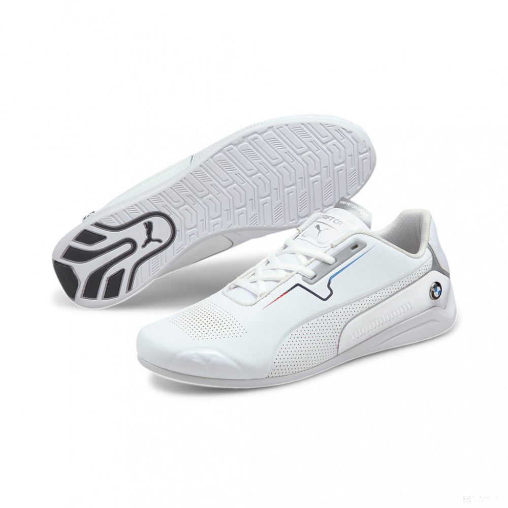 BMW Kids Shoes, Puma Drift Cat 8, White, 2021
