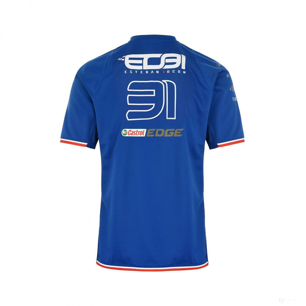 Alpine T-shirt, Esteban Ocon 31 Team, Blue, 2022