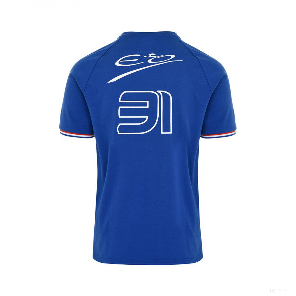 Alpine T-Shirt, Esteban Ocon Fanwear, Blue, 2022 - FansBRANDS®