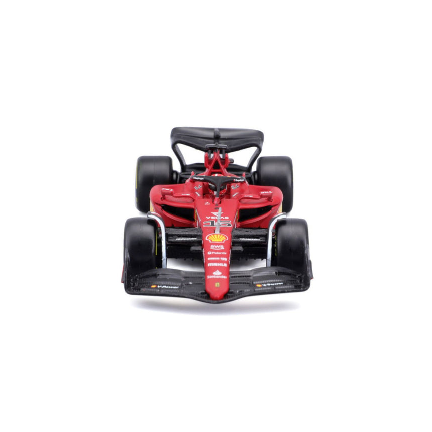 Ferrari F1 model car, with helmet, F1-75, bburago, 1:43, Carlos Sainz