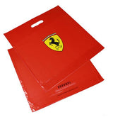 Bolsa de plástico Ferrari, mediana, roja, 2019