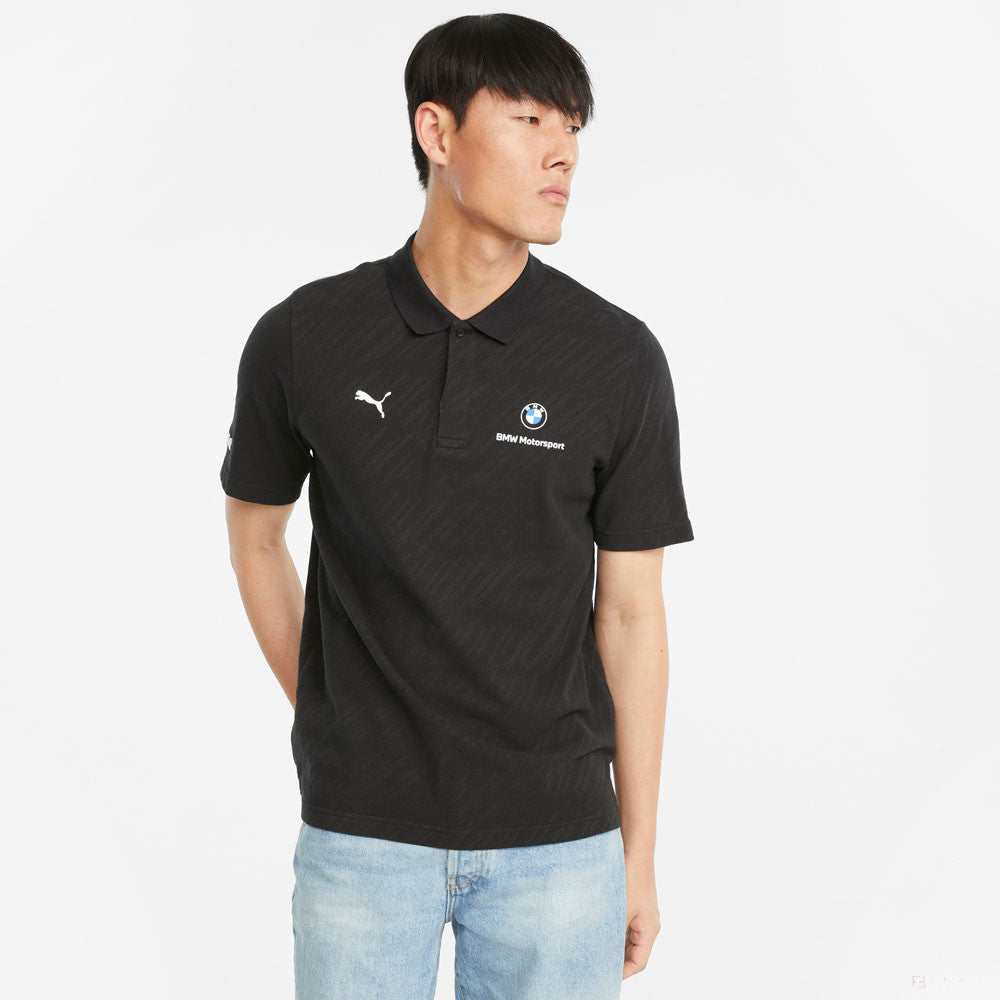 BMW Polo, Puma BMW MMS Jacquard, Black, 2021 - FansBRANDS®