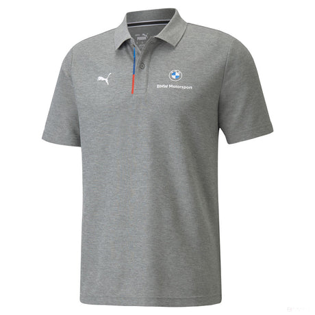 BMW Polo, Puma BMW MMS Logo, Grey, 2021 - FansBRANDS®