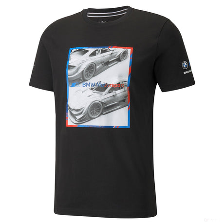 BMW T-shirt, Puma BMW MMS Logo Graphic, Black, 2021 - FansBRANDS®