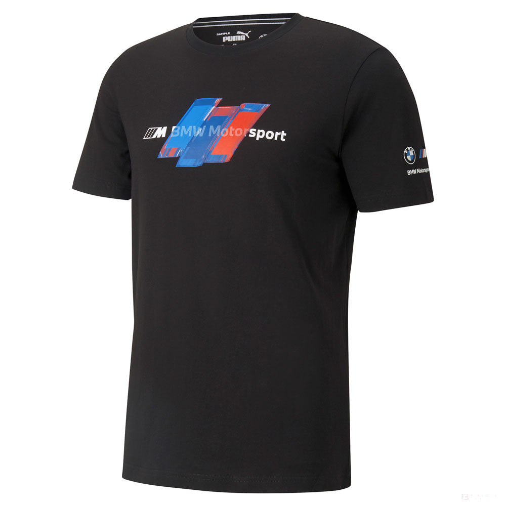 BMW T-shirt, Puma BMW Motorsport Logo, Black, 2021