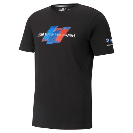 BMW T-shirt, Puma BMW Motorsport Logo, Black, 2021 - FansBRANDS®