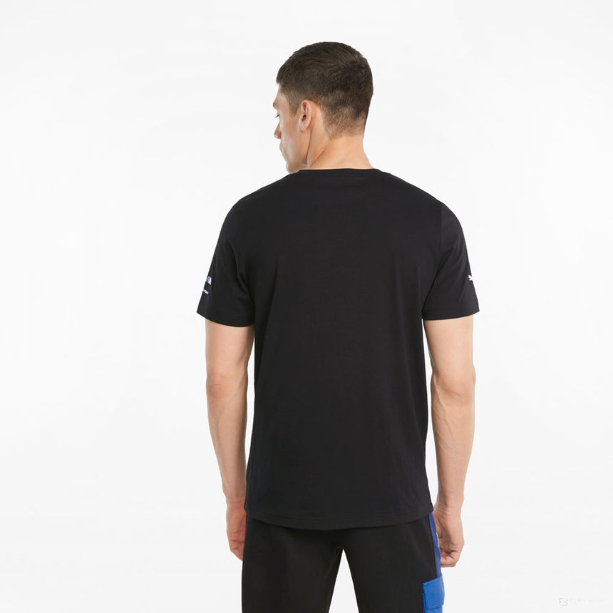 BMW T-shirt, Puma BMW Motorsport Logo, Black, 2021 - FansBRANDS®