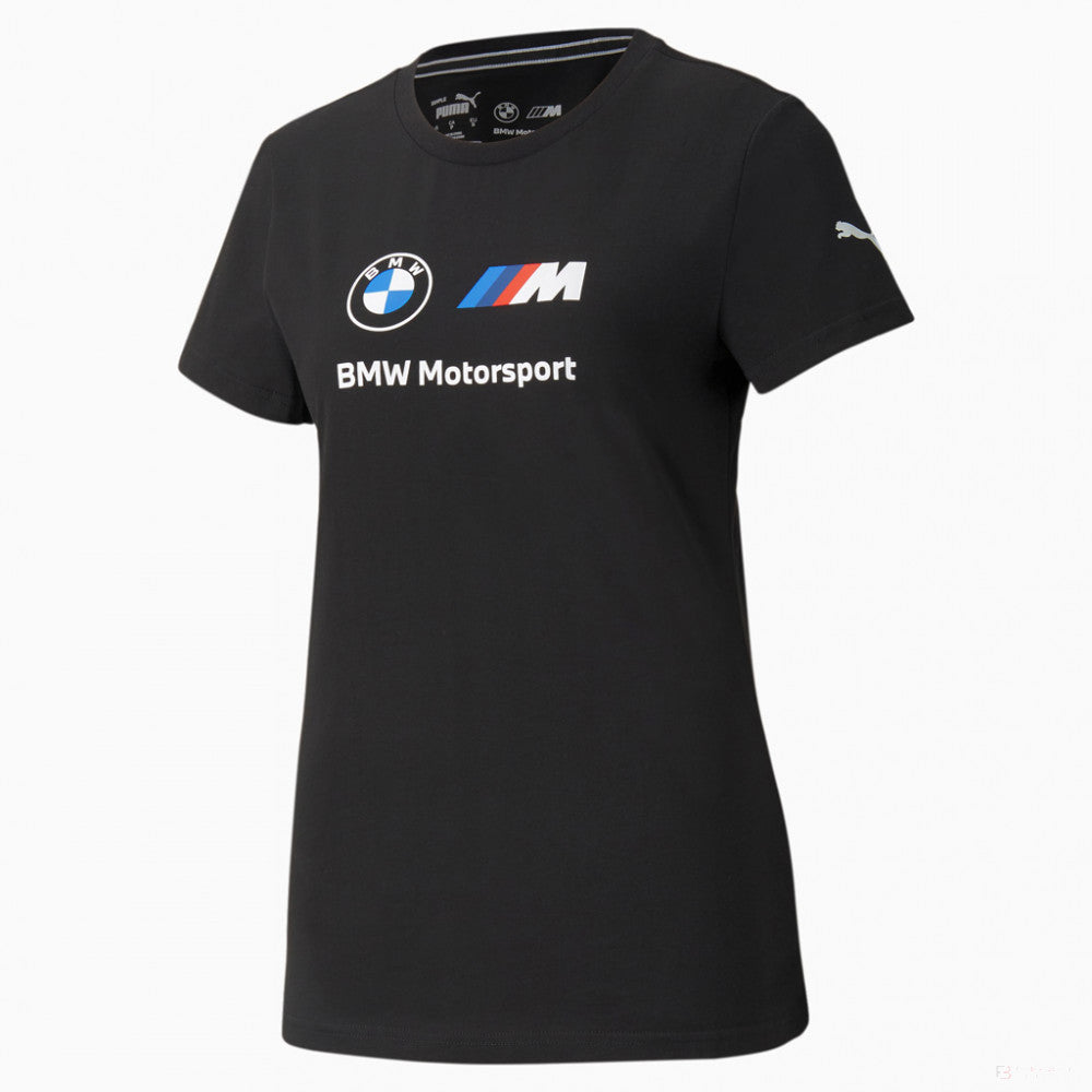 Puma BMW MMS Team Logo Womens T-shirt, Black, 2022